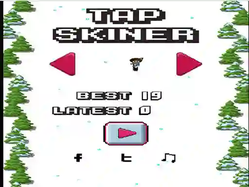Lojë Tap Skier në internet