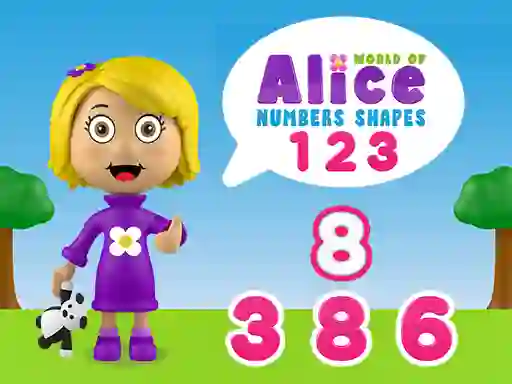 Lojë World of Alice Numbers Shapes në internet