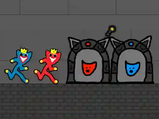 Lojë Red and Blue Stickman Huggy 2 në internet