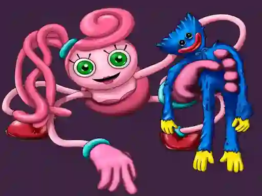 Lojë Mommy Stikman Vs Huggy Wuggy në internet