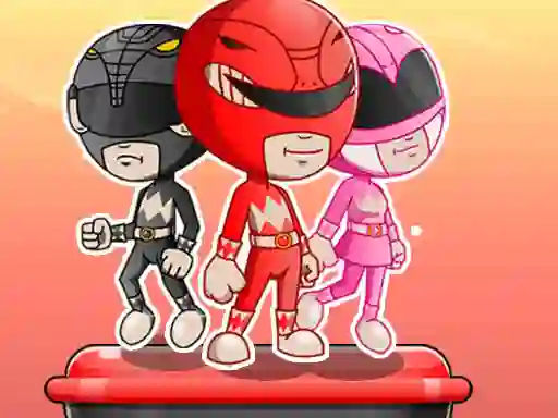 Lojë Power Rangers adventure dash në internet