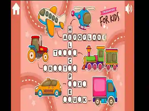 Lojë Crossword for Kids në internet