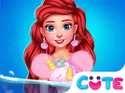 Lojë Princess Turned Into Mermaid në internet