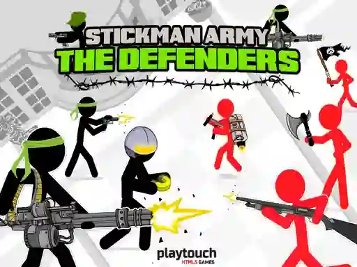 Lojë Stickman Army: The Defenders në internet