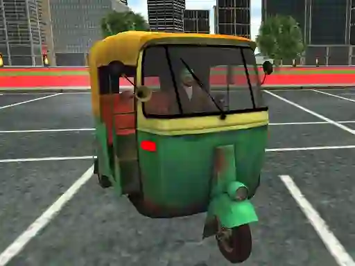 Lojë TukTuk Rickshaw City Driving Sim në internet