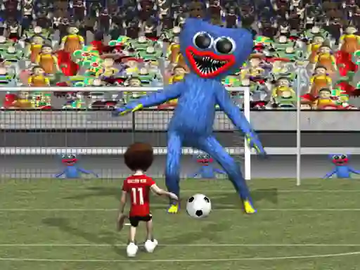 Lojë Soccer Kid vs Huggy në internet