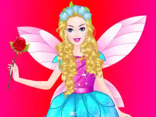 Lojë Barbie Angel Dress up në internet