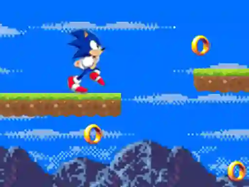Lojë Sonic Mobile në internet