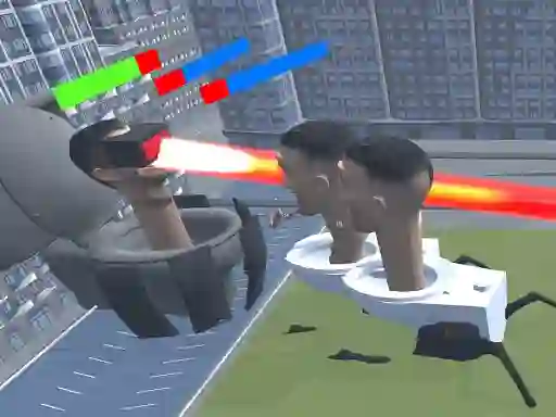 Lojë Skibidi Toilet Monster Fight në internet