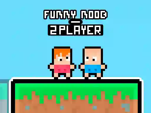 Lojë Funny Noob 2 Player në internet