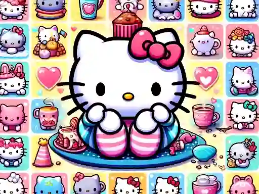 Lojë Cute Kitty Memory Challenge në internet