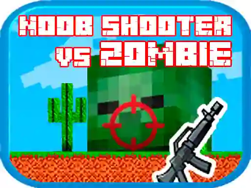 Lojë Noob shooter vs Zombie në internet