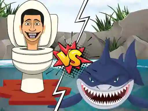 Lojë Hungry Shark Vs Skibidi në internet