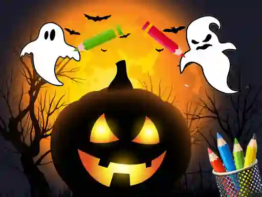 Lojë Scary Party Coloring në internet