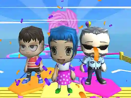 Lojë Fall Guys And Girls Chibi Race Knockdown Multiplay në internet