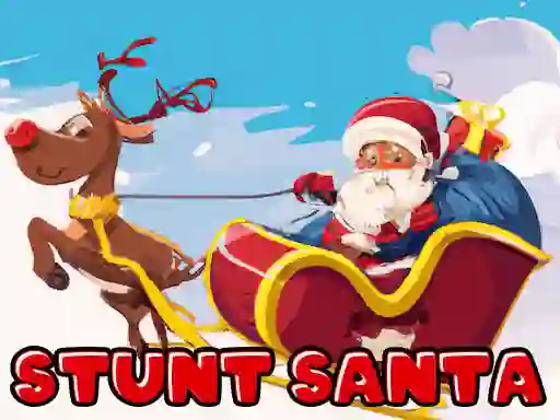 Lojë Stunt Santa në internet