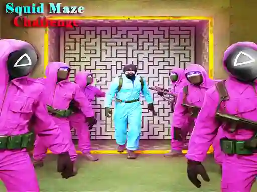 Lojë Squid Maze Challenge në internet