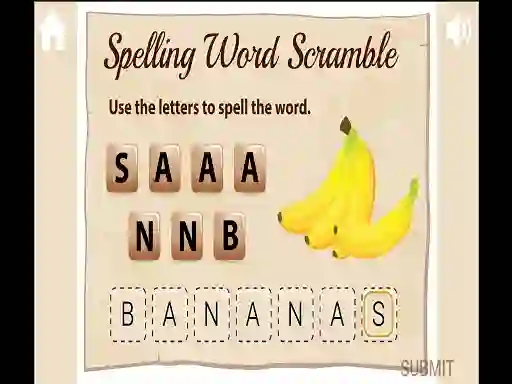 Lojë Spelling Word Scramble në internet