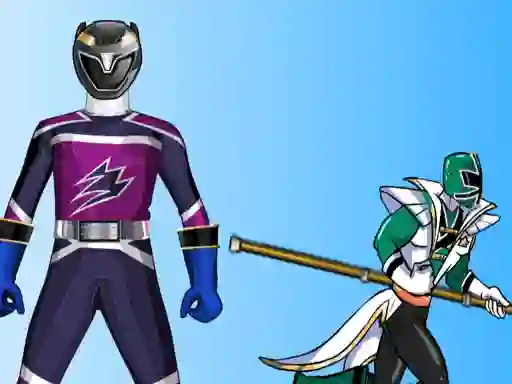 Lojë Power Rangers Dressup në internet