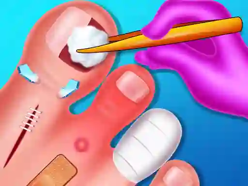 Lojë Funny Nail Doctor në internet