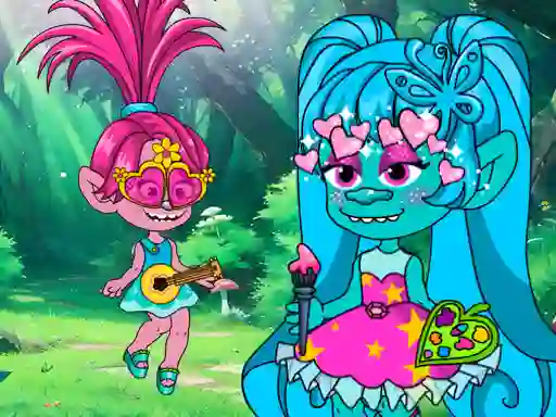 Lojë Chibi Troll Fashion Maker në internet