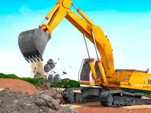Lojë Real JCB Excavator Simulator në internet