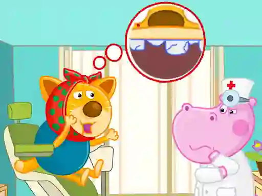 Lojë Hippo Dentist në internet