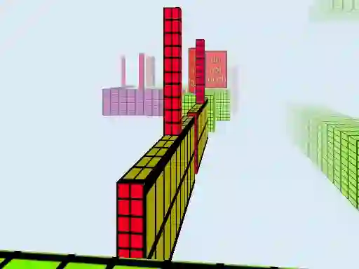 Lojë Bloxy Block Parkour në internet