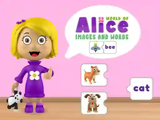 Lojë World of Alice Images and Words në internet
