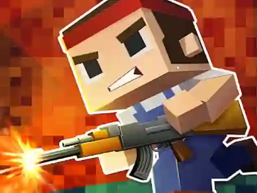 Lojë Blocky Shooting Swat Multiplayer në internet