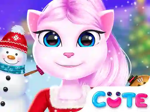 Lojë Angela Christmas Decor Game në internet