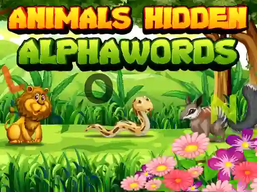 Lojë Animals Hidden AlphaWords në internet