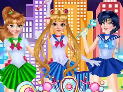 Lojë Sailor Moon Cosplay Show në internet