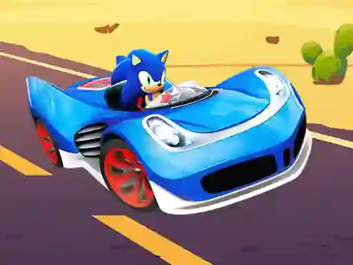 Lojë Sonic Racing Jigsaw në internet