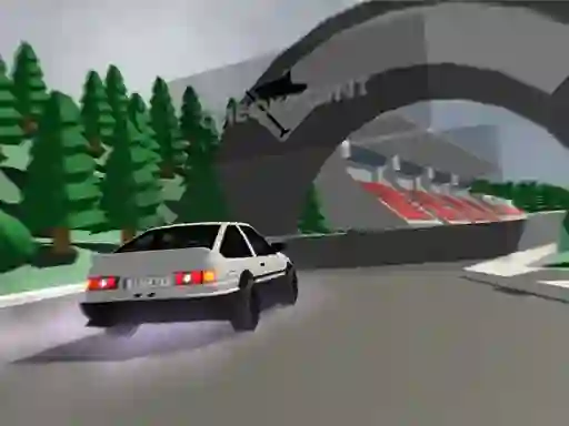 Lojë Low poly car racing në internet
