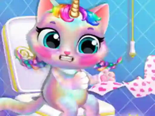 Lojë Twinkle My Unicorn Cat Princess Caring në internet