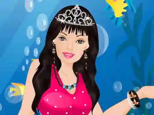 Lojë Barbie Mermaid Dressup në internet