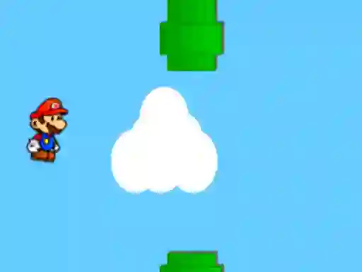 Lojë Flappy Mario në internet