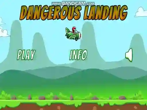 Lojë Dangerous Landing në internet