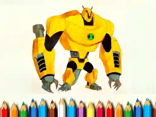 Lojë Ben10 Monsters Coloring book në internet