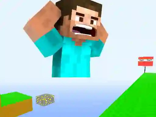 Lojë Minecraft - Gold Steve në internet