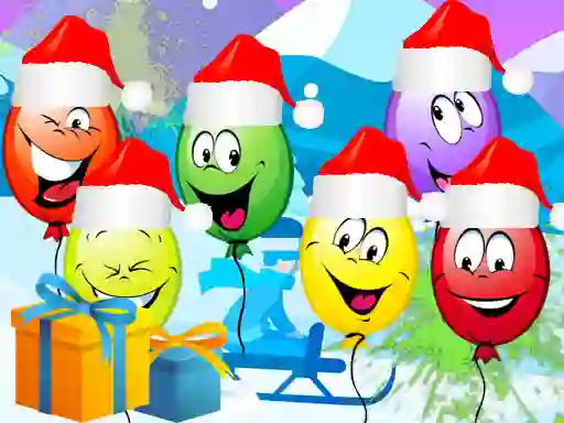 Lojë Christmas Balloons Bursting në internet