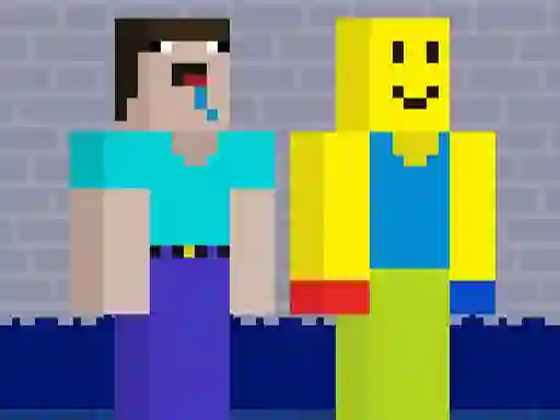 Lojë NoobLOX Rainbow Friends në internet