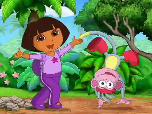 Lojë Find 7 Differences Dora në internet