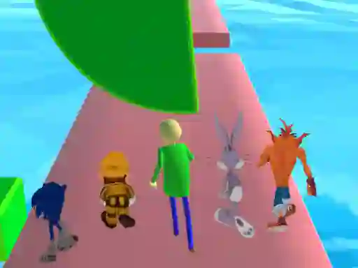 Lojë Fun Race 3D baldi's basics në internet