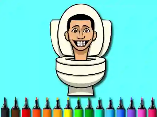 Lojë Color Skibidi Toilet në internet