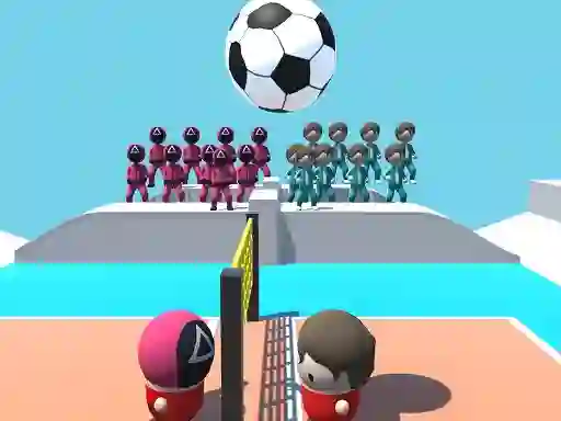 Lojë Volley Squid Gamer në internet