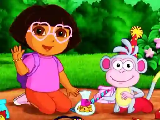 Lojë Dora Kids Puzzles në internet
