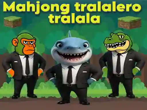 Lojë Mahjong tralalero tralala në internet