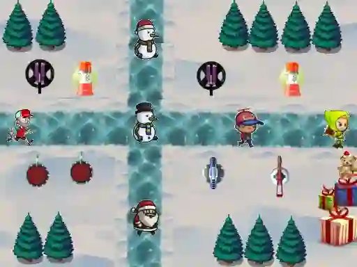 Lojë Christmas Defense në internet